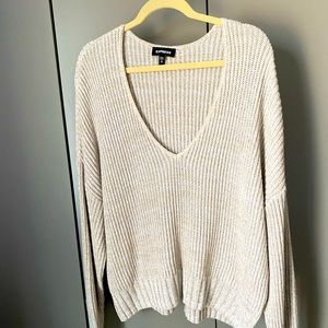 Express Cream Sweater
